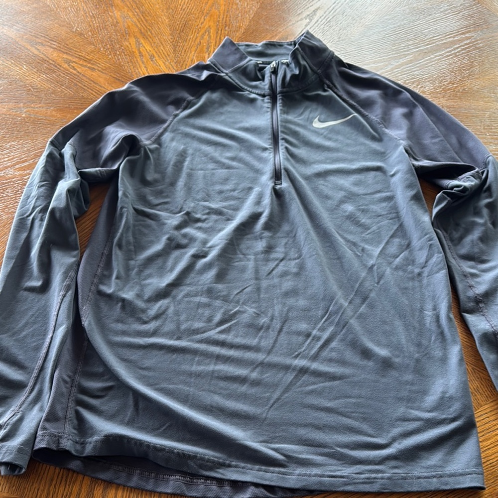 Nike Men's Black Quarter-Zip Jacket